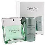 Духи, Парфюмерия, косметика Calvin Klein Truth Men - Набор (edt 100ml + deo/stick 75ml)