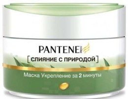 Духи, Парфюмерия, косметика Укрепляющая маска "Слияние с природой" - Pantene Pro-V Nature Fusion Strength and Moisture 2min Smooth Vitality Masque