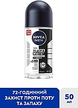 Антиперспирант "Черное и Белое невидимый: классический", шариковый - NIVEA MEN Black & White Invisible Original Anti-Transpirant — фото N2