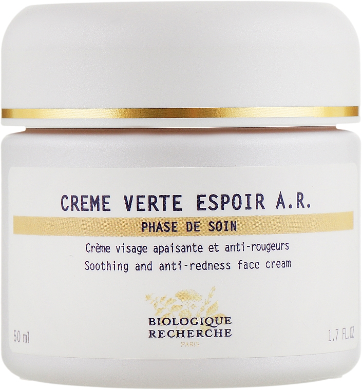 Успокаивающий крем для чувствительной кожи лица - Biologique Recherche Creme Verte Espoir A. R.