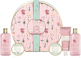 Парфумерія, косметика Набір, 5 продуктів - Baylis & Harding Royale Garden Rose, Poppy & Vanilla Luxury Hat Box Gift Set