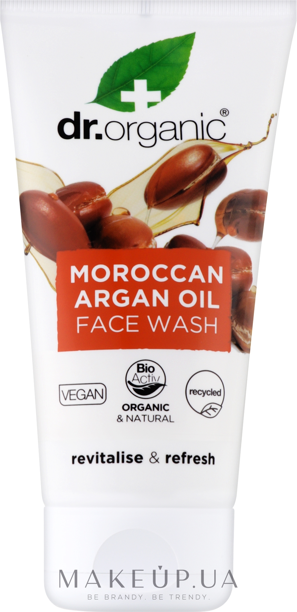 Гель для вмивання з аргановою олією - Dr. Organic Bioactive Skincare Organic Μoroccan Argan Oil Creamy Face Wash — фото 150ml