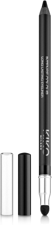 Стойкий карандаш для внешних контуров глаз - Kiko Milano Intense Colour Long Lasting Eyeliner — фото N1