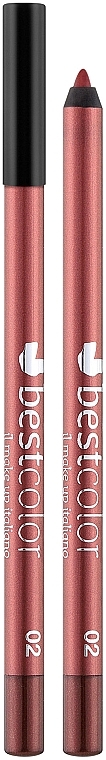 Олівець для губ - Best Color Cosmetics  Lip Pencil Long Lasting — фото N1