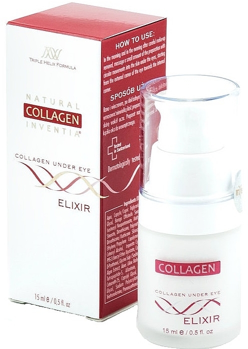 Еліксир для шкіри навколо очей - Natural Collagen Inventia Under Eye Elixir — фото N1