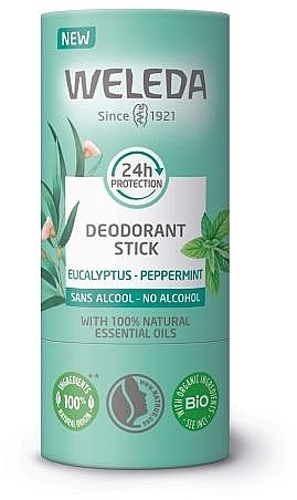 Дезодорант-стик с эвкалиптом и мятой - Weleda Deodorant Stick Eucalyptus-Peppermint — фото N1