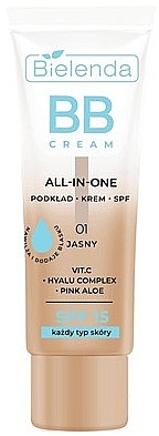 BB-крем для для всех типов кожи SPF 15 - Bielenda All In One BB Cream — фото N1