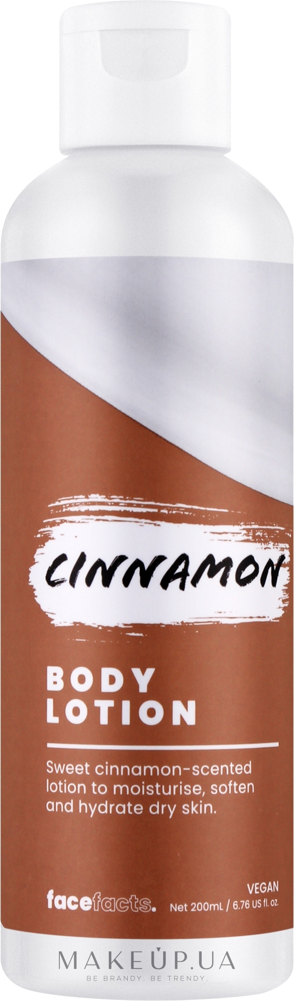Лосьйон для тіла "Кориця" - Face Facts Body Lotion Cinnamon — фото 200ml