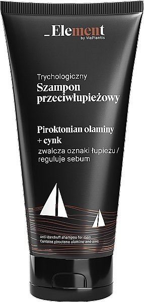 Мужской трихологический шампунь против перхоти - Element Shampoo Anti-Dandruff Shampoo For Men — фото N1