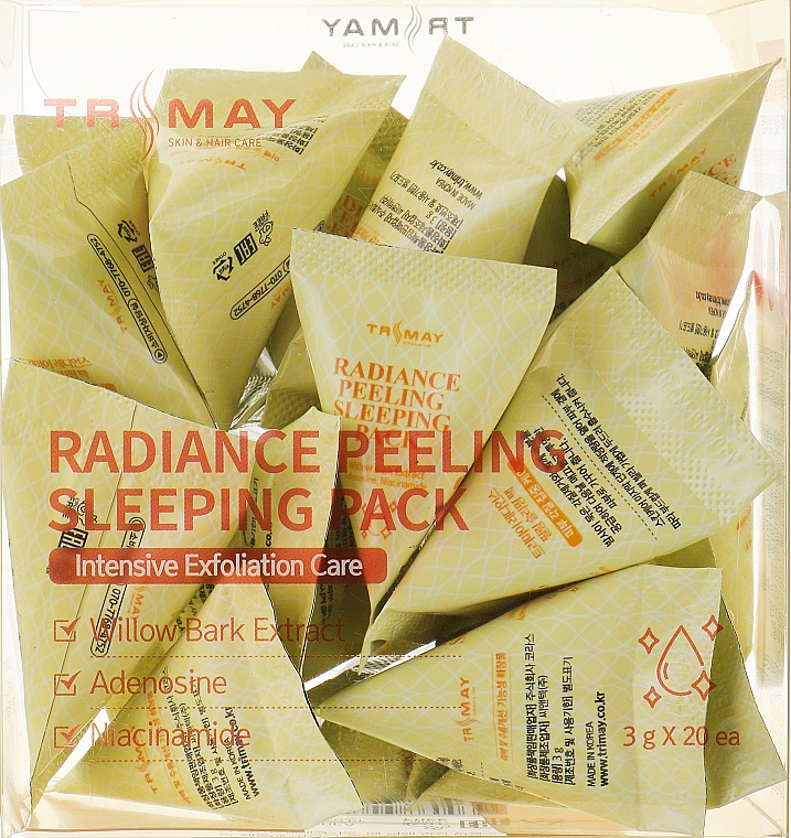 Нічна маска-пілінг для обличчя - Trimay Radiance Peeling Sleeping Pack — фото N2
