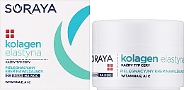 Зволожувальний крем для обличчя день/ніч - Soraya Kolagen i Elastyna Moisturizing Cream — фото N2