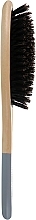 Деревянная расческа с натуральной щетиной, 498641 - Inter-Vion Wooden Line Brush — фото N2