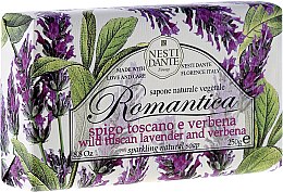 Мыло с ароматами лаванды и вербены - Nesti Dante Romantica — фото N1