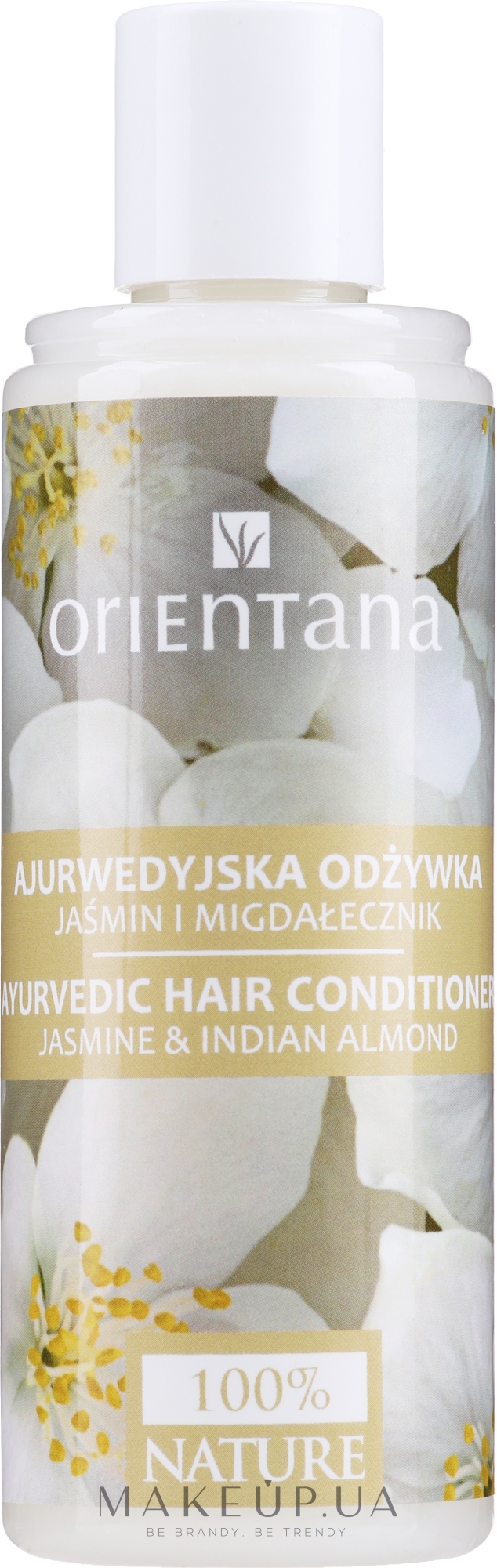 Аюрведический кондиционер для волос - Orientana Ayurvedic Hair Conditioner Jasmine & Almond — фото 210ml