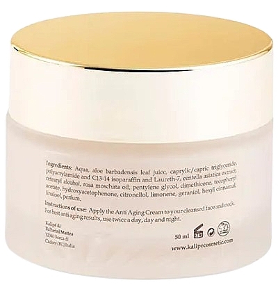 Антивозрастной ночной крем для лица - Kalipe Anti-Aging Night Cream — фото N2