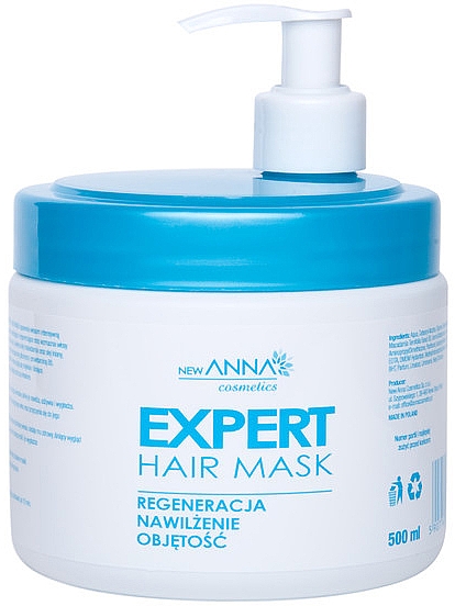 Маска для волосся - New Anna Cosmetics Expert Hair Mask — фото N1