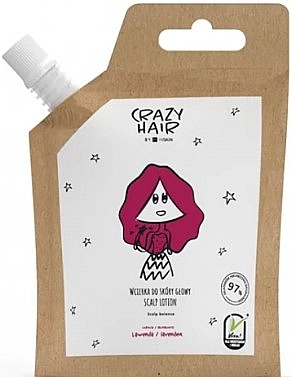 Лосьйон для шкіри голови "Лаванда" - HiSkin Crazy Hair Scalpt Lotion Lavender (дой-пак) — фото N1