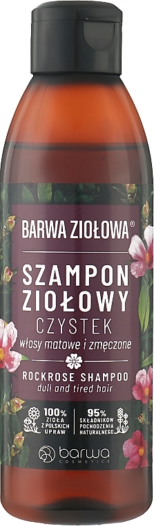 Шампунь с натуральным экстрактом шиповника для тусклых и уставших волос - Barwa Herbal Herbal Shampoo