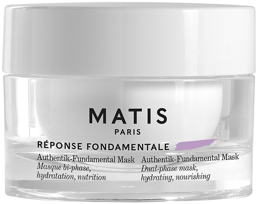 Двофазна маска для обличчя - Matis Reponse Fondamentale Authentik-Fundamental Mask Dual-Fhase — фото N1