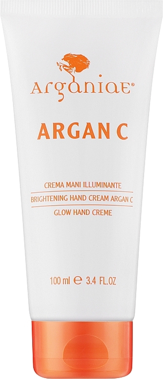 Освітлюючий крем для рук - Arganiae Argan C Brightening Hand Cream — фото N1