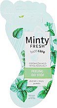Парфумерія, косметика Скраб для ніг, освіжальний і заспокійливий - Bielenda Minty Fresh Foot Care Refreshing & Smoothing Foot Peeling (пробник)
