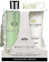 Парфумерія, косметика Набір для тіла - Grace Cole Boutique Body Care Duo Grapefruit Lime & Mint (sh/gel/500ml + cr/238ml)