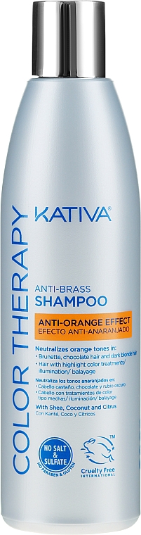 Шампунь для волос - Kativa Color Therapy Anti-Orange Effect Shampoo — фото N2