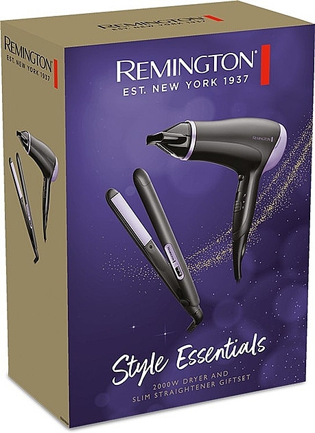 Набор, выпрямитель и фен для волос - Remington D3016GP Style Essentials Giftset — фото N2