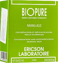 Духи, Парфюмерия, косметика Мини-набор матирующий - Ericson Laboratoire Mini Kit Bio-Pure (mask/10ml + cr/10ml + gel/10ml)