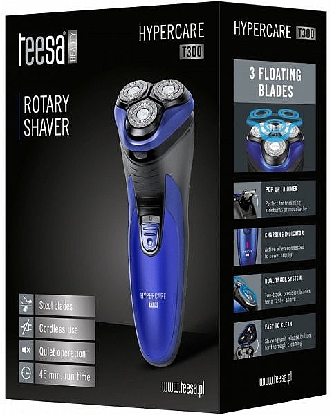 Роторная бритва - Teesa Rotary Shaver Hypercare T300 — фото N7