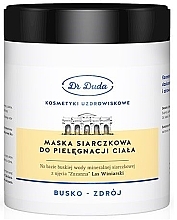 Парфумерія, косметика Сульфідна маска для тіла - Dr Duda Sulphide Mask for Body Care