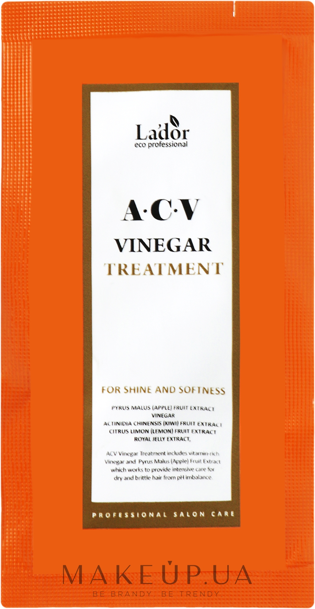 Маска для волос с яблочным уксусом - La’dor ACV Vinegar Treatment (мини) — фото 10ml