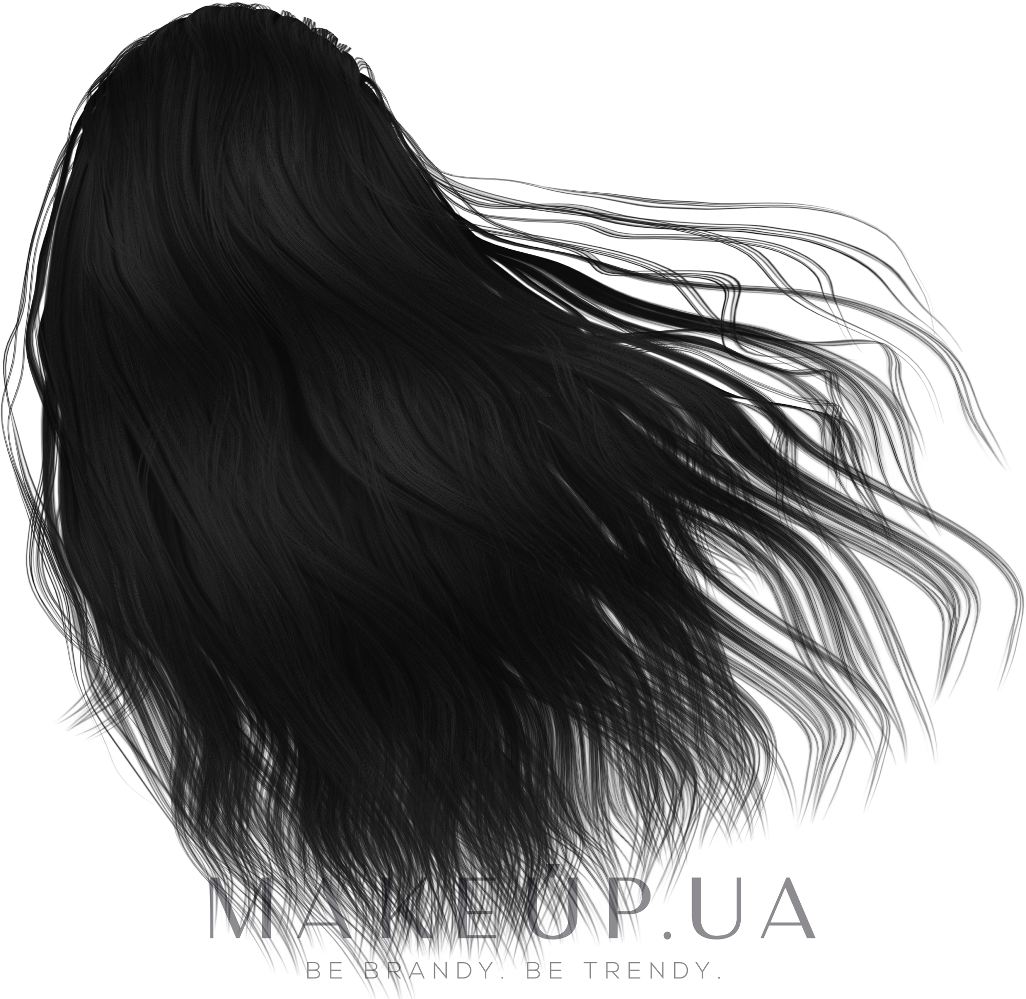 Краска для волос - Brelil Numero Permanent Coloring — фото 1.00 - Black
