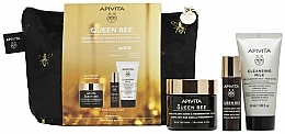 Парфумерія, косметика Набір - Apivita Queen Bee (f/cr/50ml + clean/milk/50ml + f/ser/10ml)