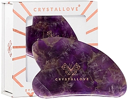 Парфумерія, косметика Масажер для обличчя - Crystallove Amethyst Gua Sha