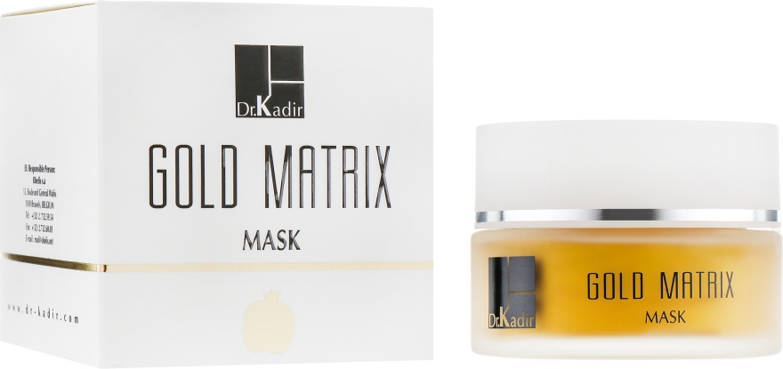 Золотая маска для увядающей кожи - Dr. Kadir Gold Matrix Mask