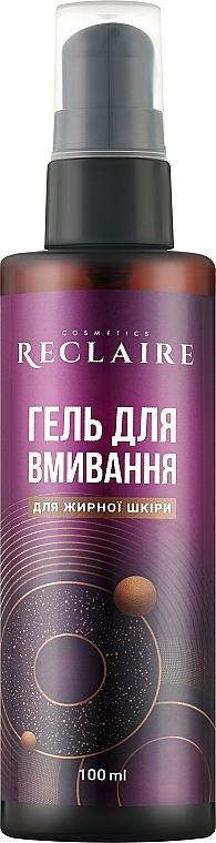 Гель для вмивання для жирної шкіри - Reclaire