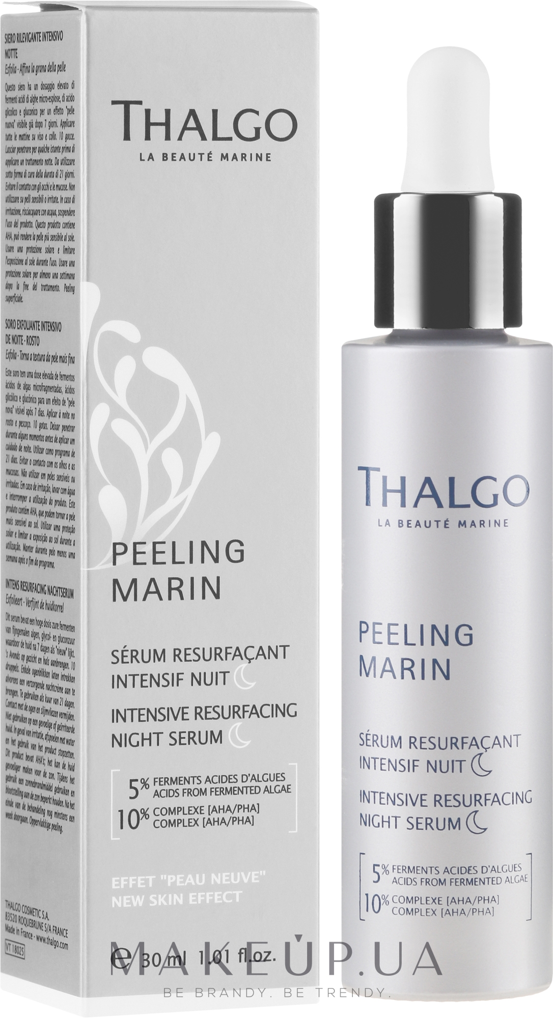 Сироватка нічна інтенсивна відновлювальна - Thalgo Peeling Marin Intensive Resurfacing Night Serum — фото 30ml
