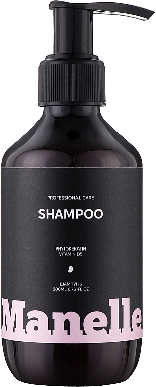 Шампунь безсульфатный - Manelle Professional Care Phytokeratin Vitamin B5 Shampoo — фото N1