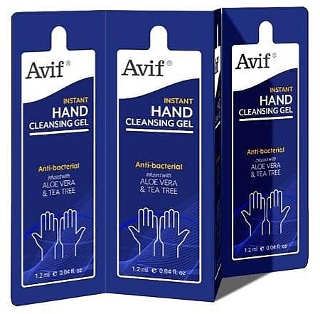 Дезінфекційний засіб для рук - Avif Instant Hand Cleansing Gel (саше) — фото N2