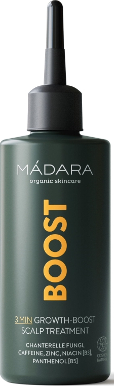 Стимулирующая сыворотка для волос - Madara Cosmetics 3 Min Growth-Boost Scalp Treatment — фото N1