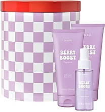 Pupa Berry Boost - Набор (scented/water/100ml + sh/gel/200ml + b/lot/200ml) — фото N1