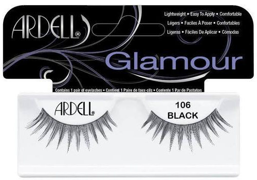 Накладні вії - Ardell Glamour Eyelashes Black 106 — фото N1