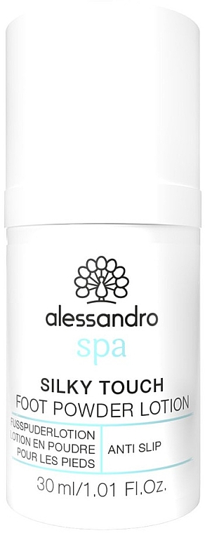 Охлаждающий лосьон для ног - Alessandro International Spa Silky Touch Foot Powder Lotion — фото N1