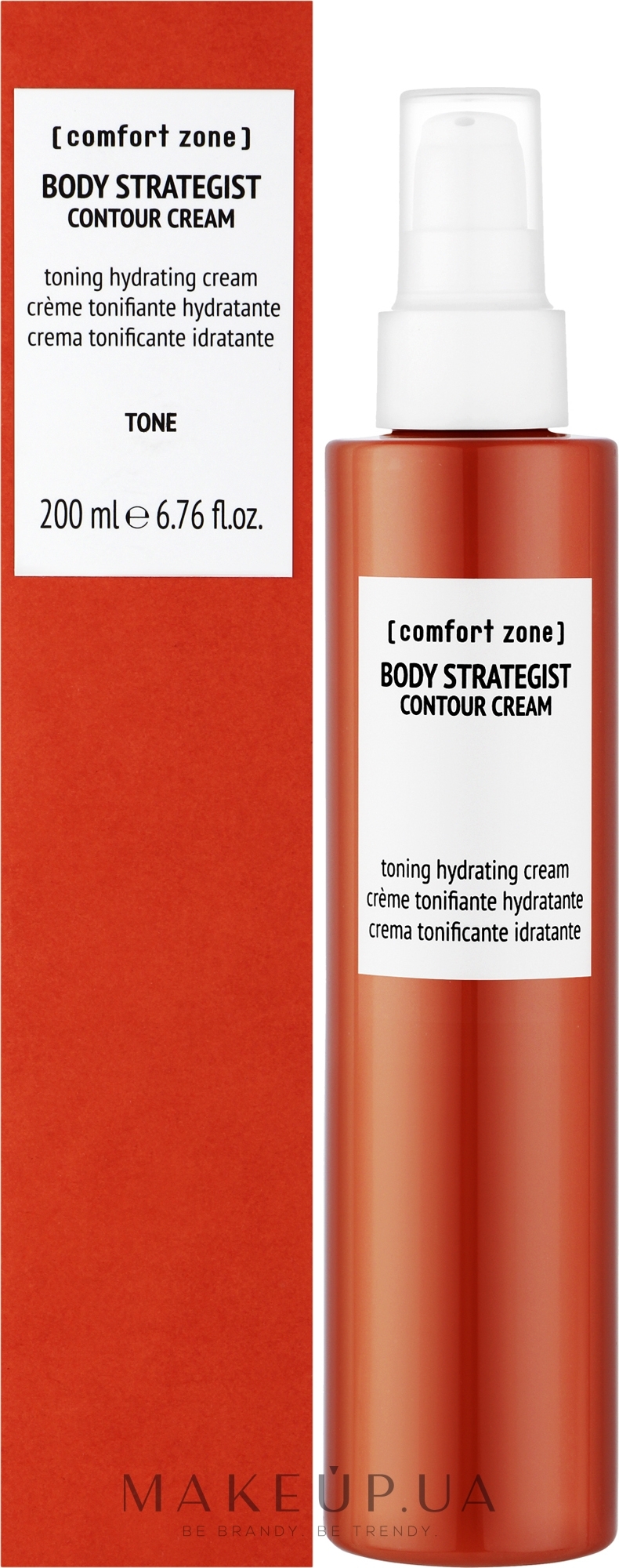 Тонізуючий зволожуючий крем для тіла - Comfort Zone Body Strategist Contour Cream — фото 200ml