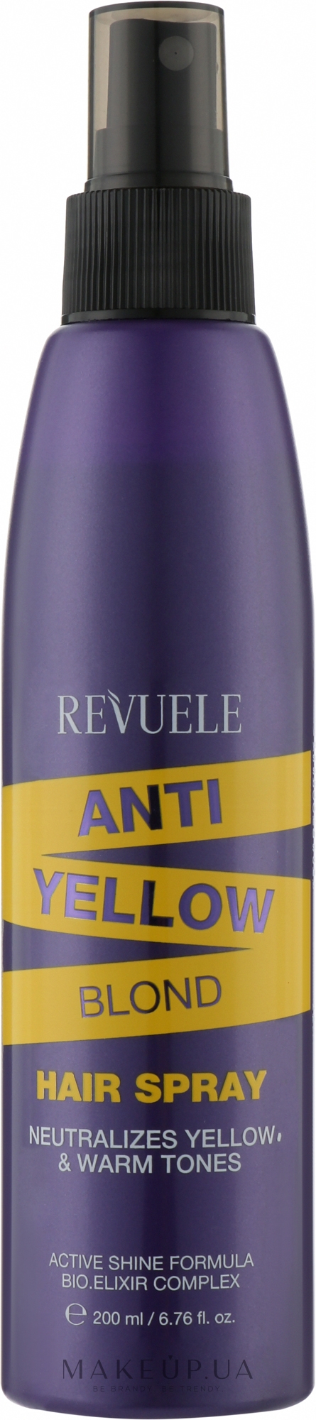 Спрей для волосся з анижовтим ефектом - Revuele Anti Yellow Blond Hair Spray — фото 200ml