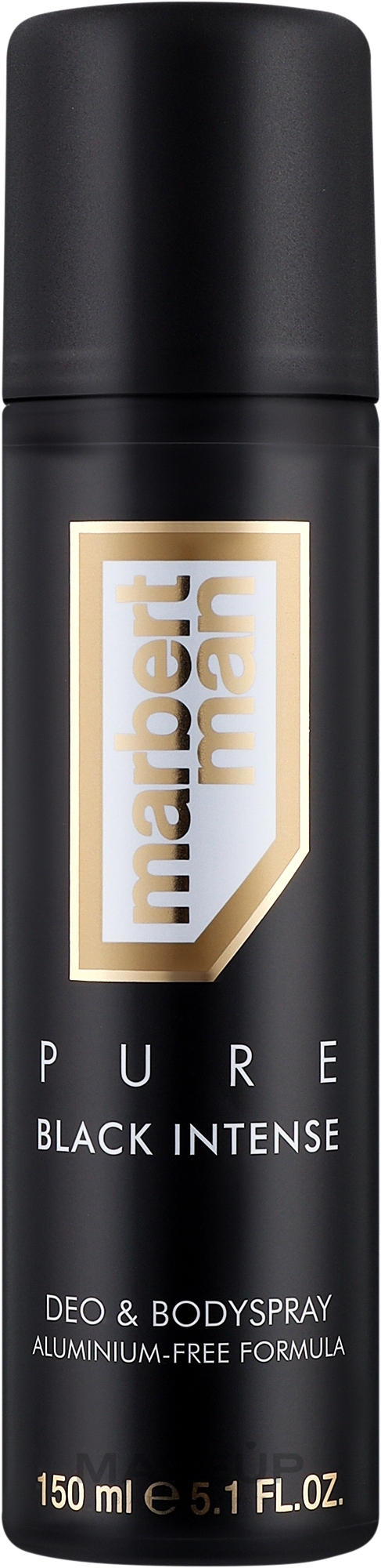 Дезодорант спрей - Marbert Man Pure Black Intense Deo & Bodyspray — фото 150ml