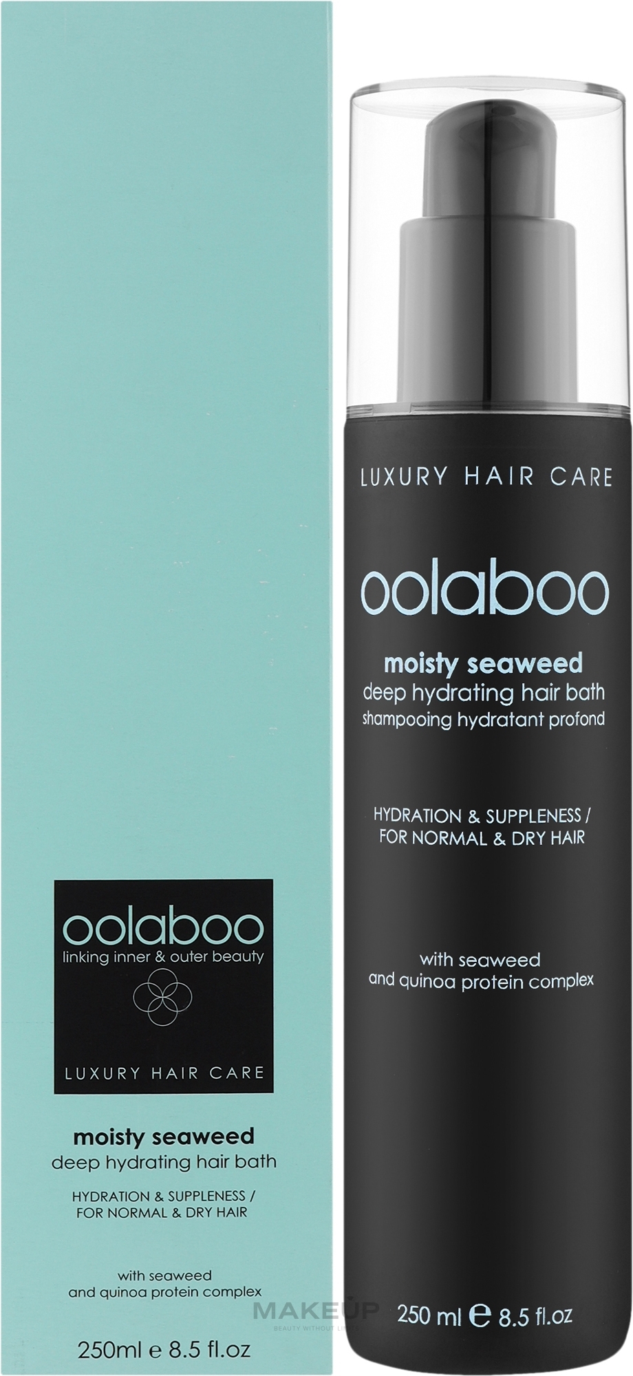 Ванночка для глубокого увлажнения волос - Oolaboo Moisty Seaweed Deep Hydrating Hair Bath — фото 250ml