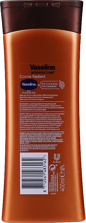 Зволожувальний лосьйон для тіла - Vaseline Intensive Care Cocoa Radiant Lotion — фото N4