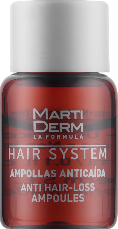 Ампулы от выпадения волос - Martiderm Hair System Anti Hair-loss Ampoules — фото N4